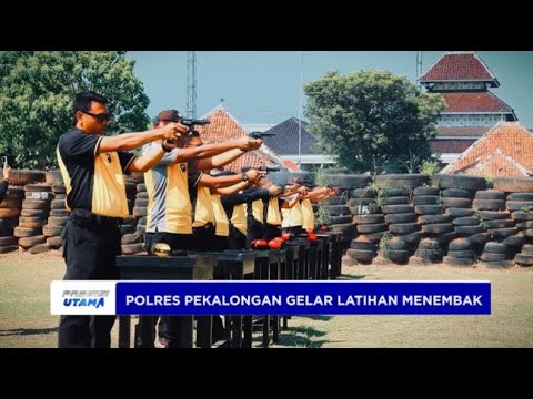 POLRES PEKALONGAN GELAR LATIHAN MENEMBAK
