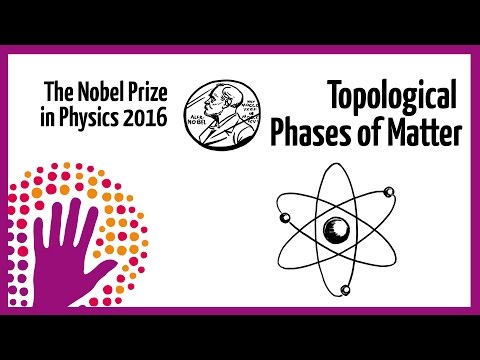 物質的拓撲相位--2016年諾貝爾物理學獎。 (Topological Phases of Matter - Nobel Prize in Physics 2016)