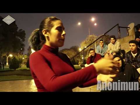 Chica peruana vs Ramses - Audicion Rap Lurin - Campo de Marte - 2017