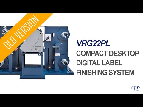 Machine de finition numérique d'étiquettes multifonction DPR Virgo