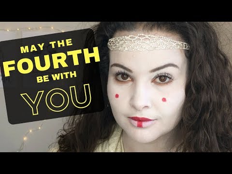 PADME AMIDALA MAKEUP LOOK | STAR WARS DAY | May The Fourth Be With You