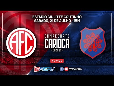 TV FERJ - AMERICA x BONSUCESSO - SERIE B1 - 2018