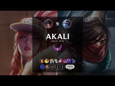 Akali Mid vs Talon - EUW Master Patch 12.7