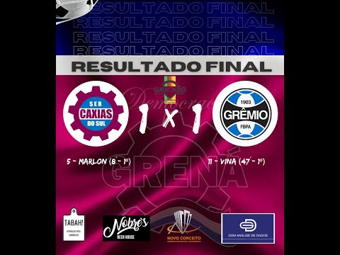 CAXIAS 1 x 1 Grêmio - Campeonato Gaúcho (FINAL - Jogo de ida) - 01/04/23
