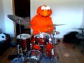 ELMO PLAYS DRUMS