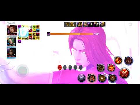 MARVEL FUTURE FIGHT jean grey knull world boss with mighty rage ,stage 29