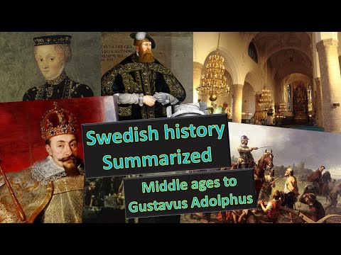 Swedish history summarized - 2/5 - Middle ages and Gustaf Wasa