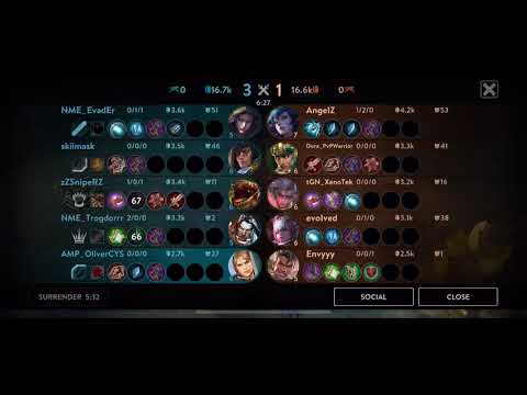 PLAYING AGAINST XENOTEK - Vainglory 5v5 Gameplay - OliverCYS Blackfeather CP