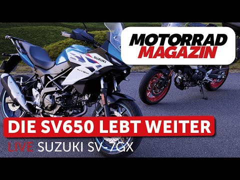 EICMA LIVE Suzuki SV-7GX – The sport tourer with the heart of the SV650 versus the Yamaha Tracer 7