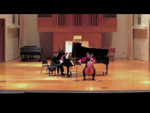 Sonata for Cello and Piano - Debussy -- Micah Snow Graduate Recital 2013