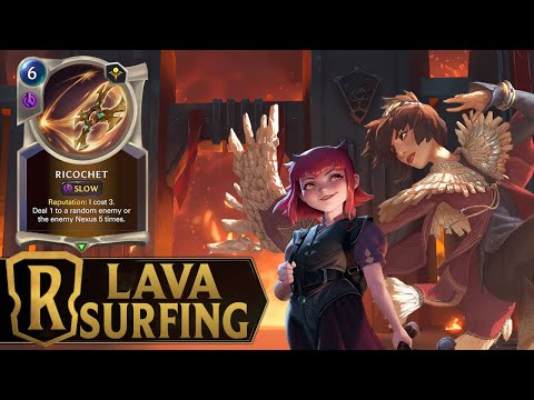 Lava Surfing - Taliyah Annie Tybaulk Deck - Legends of Runeterra Worldwalker Gameplay