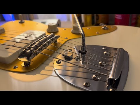 Installing A Mustang or other Offset Bridge on Squier J. Mascis Jazzmaster ($3 AOM/TOM MOD)