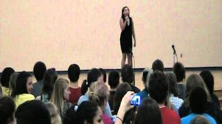 preview picture of video 'Alexis Kendrick singing Grenade FSMS Talent show 2011'