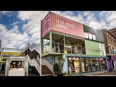 [4K] London Walk | Camden High Street | Buck Street Market