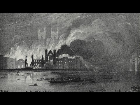 This BLAZING Fire Wrecked The Houses Of Parliament...