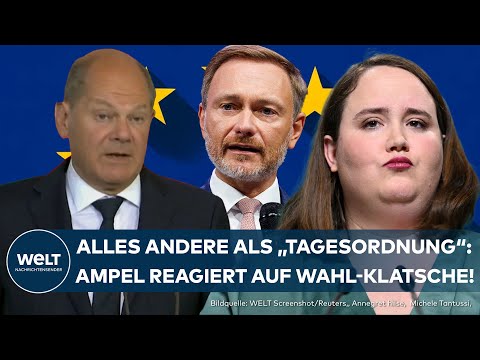 EUROPAWAHL: Ampel-Regierung reagiert auf Wahlergebnis - Scholz kündigt starke Veränderungen an!