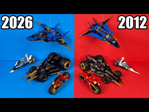 LEGO Ninjago Vehicles NEW VS OLD...