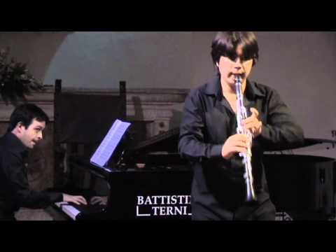 ARON CHIESA (14 anni) -  Sonata di Poulenc  per clar. e pf. 2 e 3 mov.