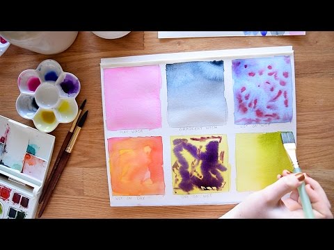 Beginner Watercolor Exercises Part 3~ Wash Techniques