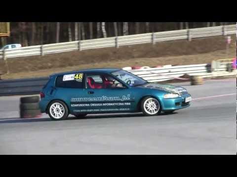 Piotr Niewiadomy Honda Civic - SuperOES III Runda Tor Kielce 17-03-2012