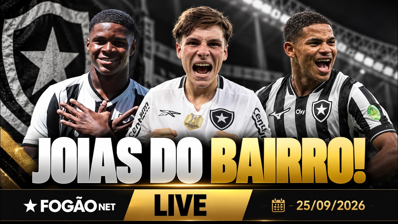 LIVE | Jovens do Botafogo valorizados em estudo; Danilo é titular da Seleção Brasileira