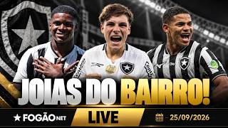 FOGÃONET LIVE: JOVENS DO BOTAFOGO VALORIZADOS EM ESTUDO | DANILO É TITULAR DA SELEÇÃO