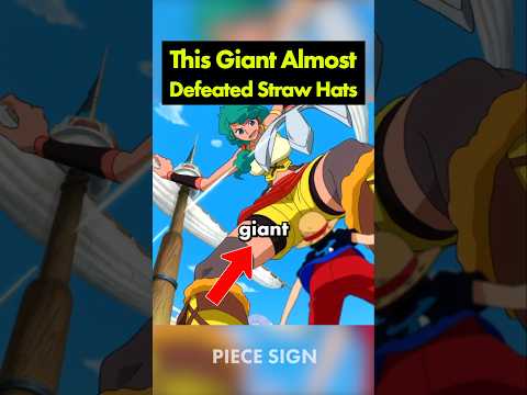 This giant nearly crushed the Straw Hats