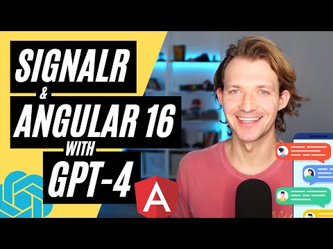 GPT-4 builds a Chat App with SignalR & Angular 16 🚀