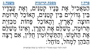 מסכת תרומות פרק ז משנה ג