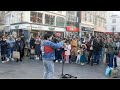 CROWD JOINED FOR BOLLYWOOD SONG AT LEICESTER CITY IN UK | MAIN KOI AISA GEET | COVER BY VISH