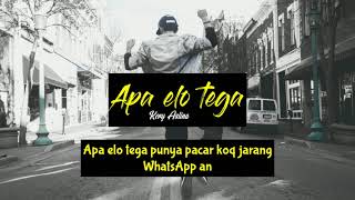 Download lagu Apa Elo Tega punya pacar koq kaya selingkuhan (Lirik lagu) Kirim video ini ke orang | KERY ASTINA mp3 Download lagu Apa Elo Tega punya pacar koq kaya selingkuhan (Lirik lagu) Kirim video ini ke orang | KERY ASTINA mp3