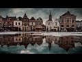 Rain On A Puddle In The Streets Of Amersfoort Netherlands