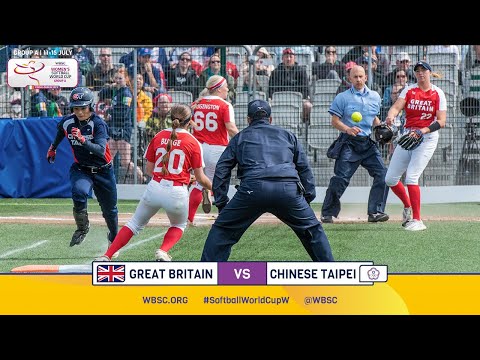 HIGHLIGHTS Great Britain v Chinese Taipei | XVII WBSC Women’s Softball World Cup - Group A