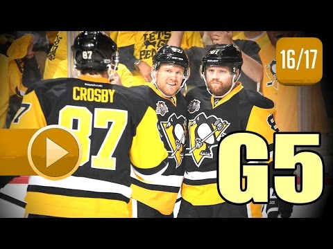 Columbus Blue Jackets vs Pittsburgh Penguins. 2017 NHL Playoffs. Round 1. Game 5. 04.20.2017 (HD)