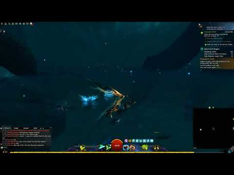 GW2 - EOD: Dragon's End Secret Underwater Tunnel and POI "Archemorus's Solitude"