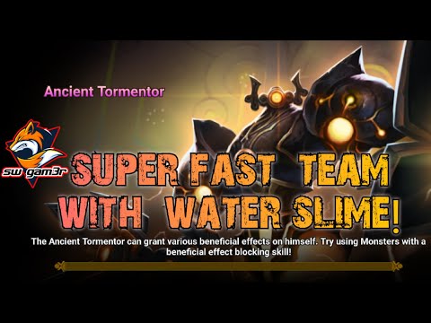 summoners war: steel fortress B10  speed team/  ft. SLIME!!