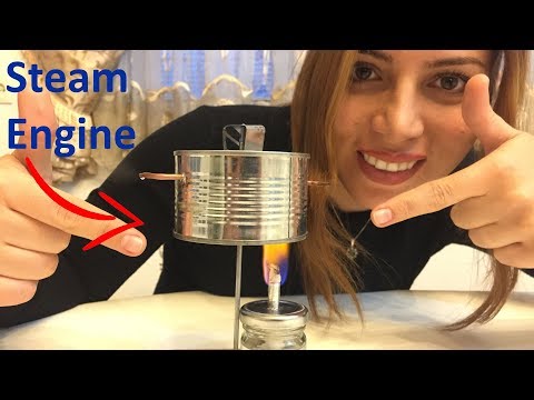 How To Make a Simple Steam Engine From Tin Can - DIY