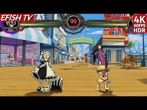 Marie vs Umbrella (Hardest AI) - Skullgirls 2nd Encore