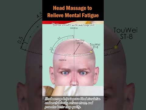 Head Massage to Relieve Mental Fatigue