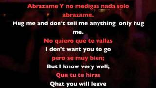 Abrazame English Lyrics. [Alejandro]