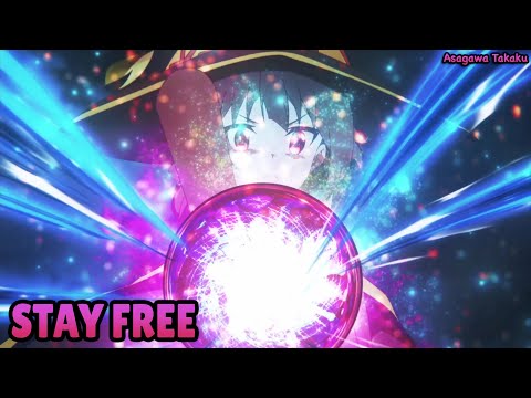 【Lyrics AMV】Kono Subarashii Sekai ni Bakuen wo! OP Full〈 STAY FREE - Machico 〉