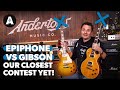 Epiphone Vs Gibson Les Paul Blindfold Challenge The Closest Contest Yet