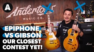 Video thumbnail for Epiphone vs Gibson Les Paul Blindfold Challenge - The Closest Contest Yet! by Andertons Music Co