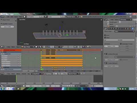 Blender 2.6 Tutorial 15 - Recording Physics Pt 2 / 2
