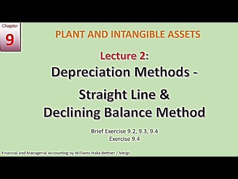 Chapter 9 | Lecture 2 | Depreciation Methods | Financial and Managerial Accounting | Meigs
