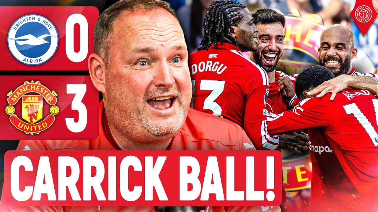 Bruno Is Our TALISMAN! | Andy Tate REACTS!  Brighton 0-3 Manchester United