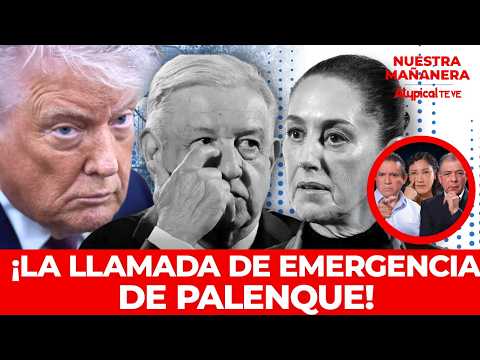 ¡ALERTA EN PALENQUE! AMLO llama a Sheinbaum por derrota en Coahuila y demanda en Corte Internacional
