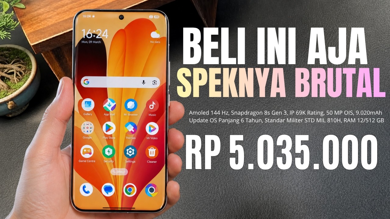 GAK ADA LAWAN‼️9.020MAH, RAM 12/512 GB - HP 5 JUTAAN TERBAIK SEPTEMBER 2026