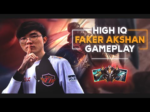 FAKER THE AKSHAN GOD? SKT T1 FAKER INSANE AKSHAN OUTPLAYS! T1 FAKER **FIRST TIME PLAYING NEW CHAMP**