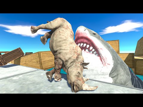 Battle in the Middle of the Sea - Animal Revolt Battle Simulator